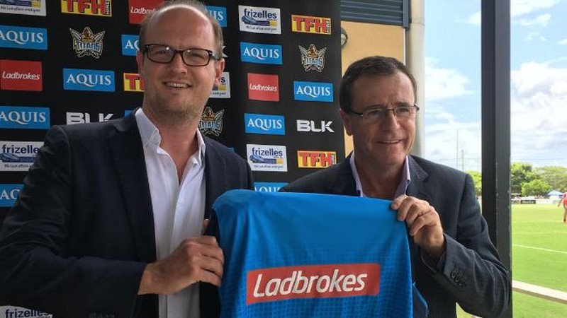 Ladbrokes is the Gold Coast Titans’ official sponsor.